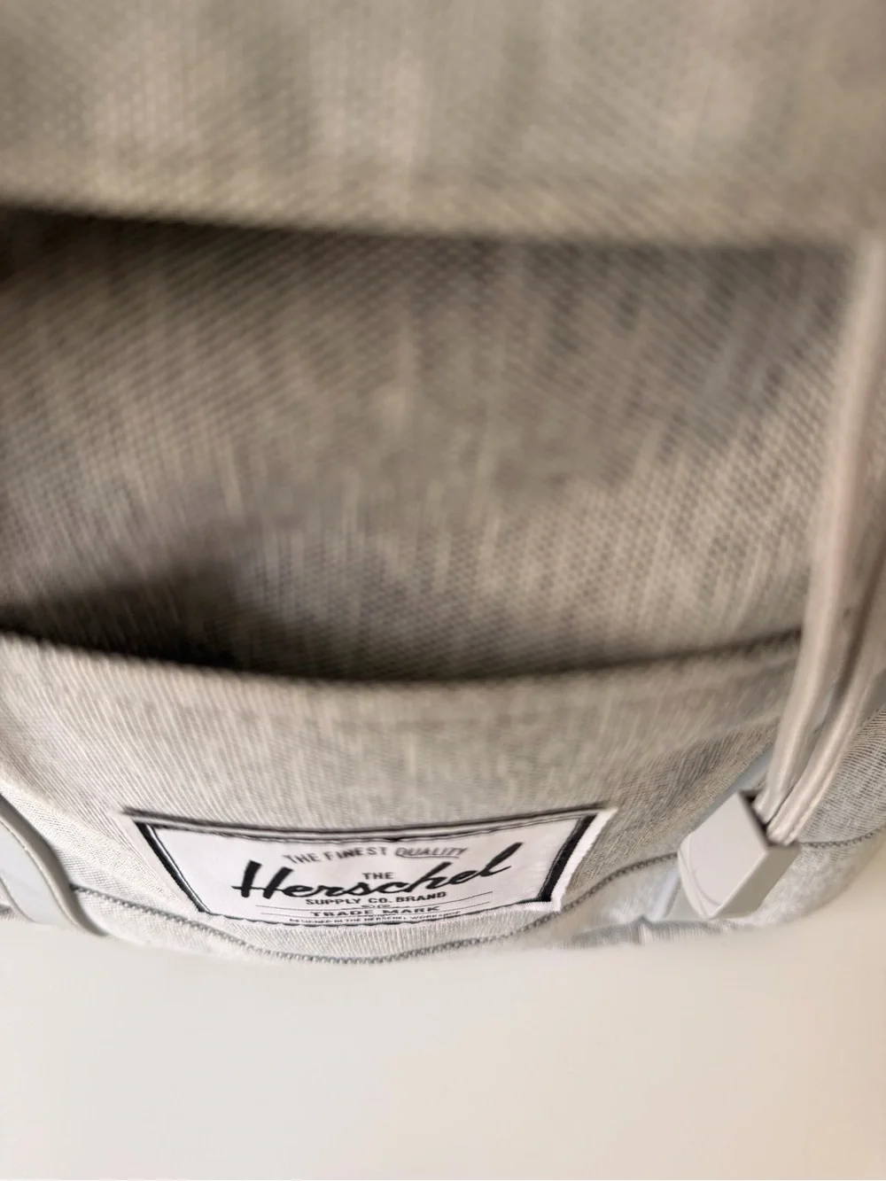 Herschel Supply Company Light Grey Canvas Retreat Backpack